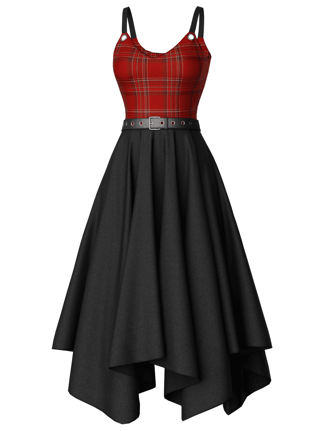 Галерея мода Платье-корсет Plaid Corset Dress #2